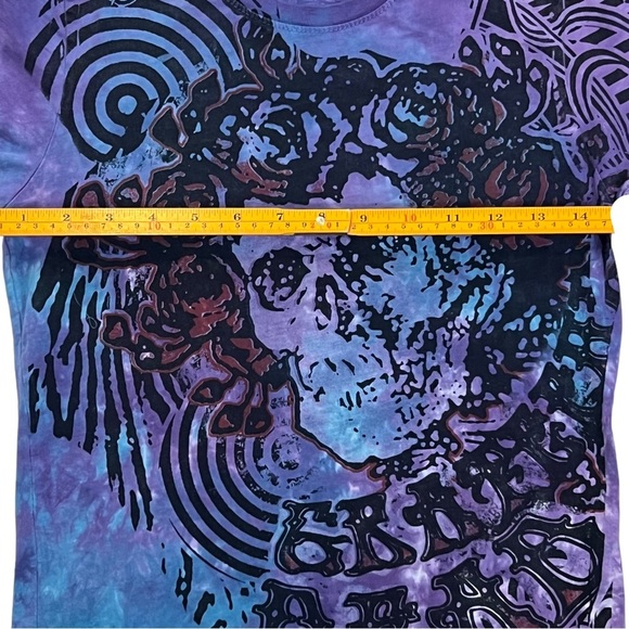 Liquid Blue Woman’s Small Grateful Dead Band T-Shirt Purple Blue Tie-Dye Bertha - Picture 7 of 8